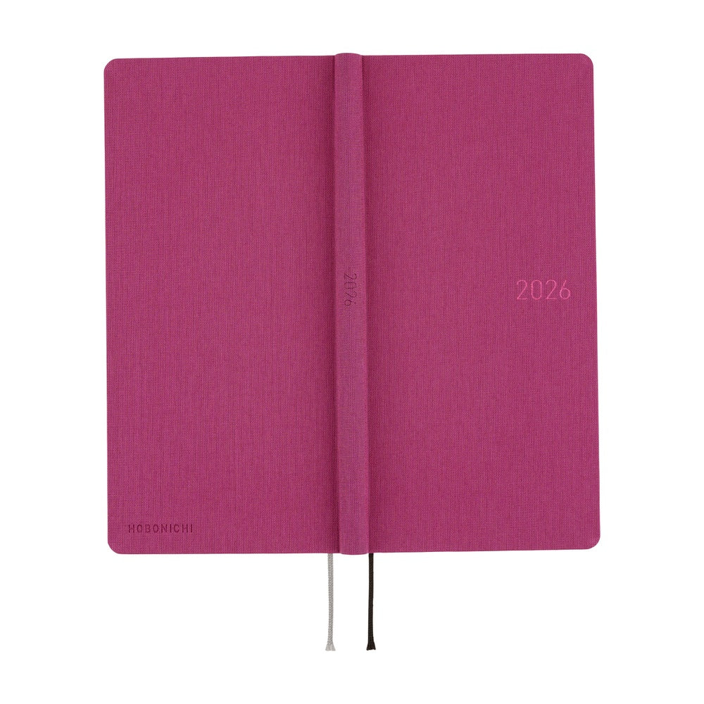 2026 Hobonichi Techo English Weeks - Peony Purple