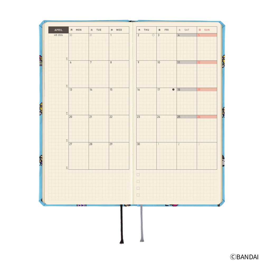 2026 Hobonichi Techo English Weeks - Tamagotchi: Our Tamagotchi