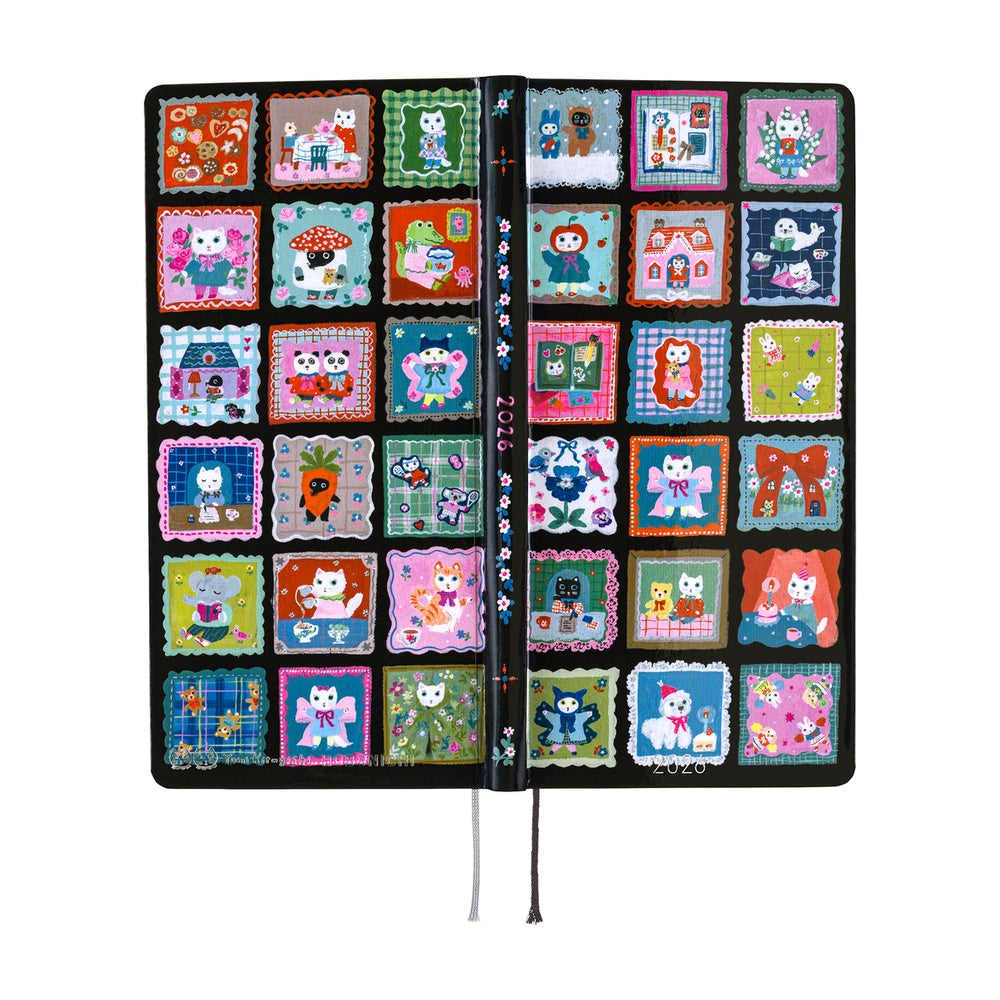 2026 Hobonichi Techo English Weeks - Yumi Kitagishi: White Cat's Daily Life