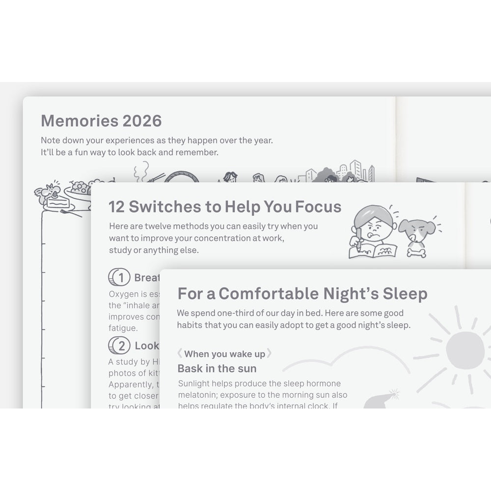 2026 Hobonichi Techo Planner & Cover English A6 - iyo okumi: A Story About Me