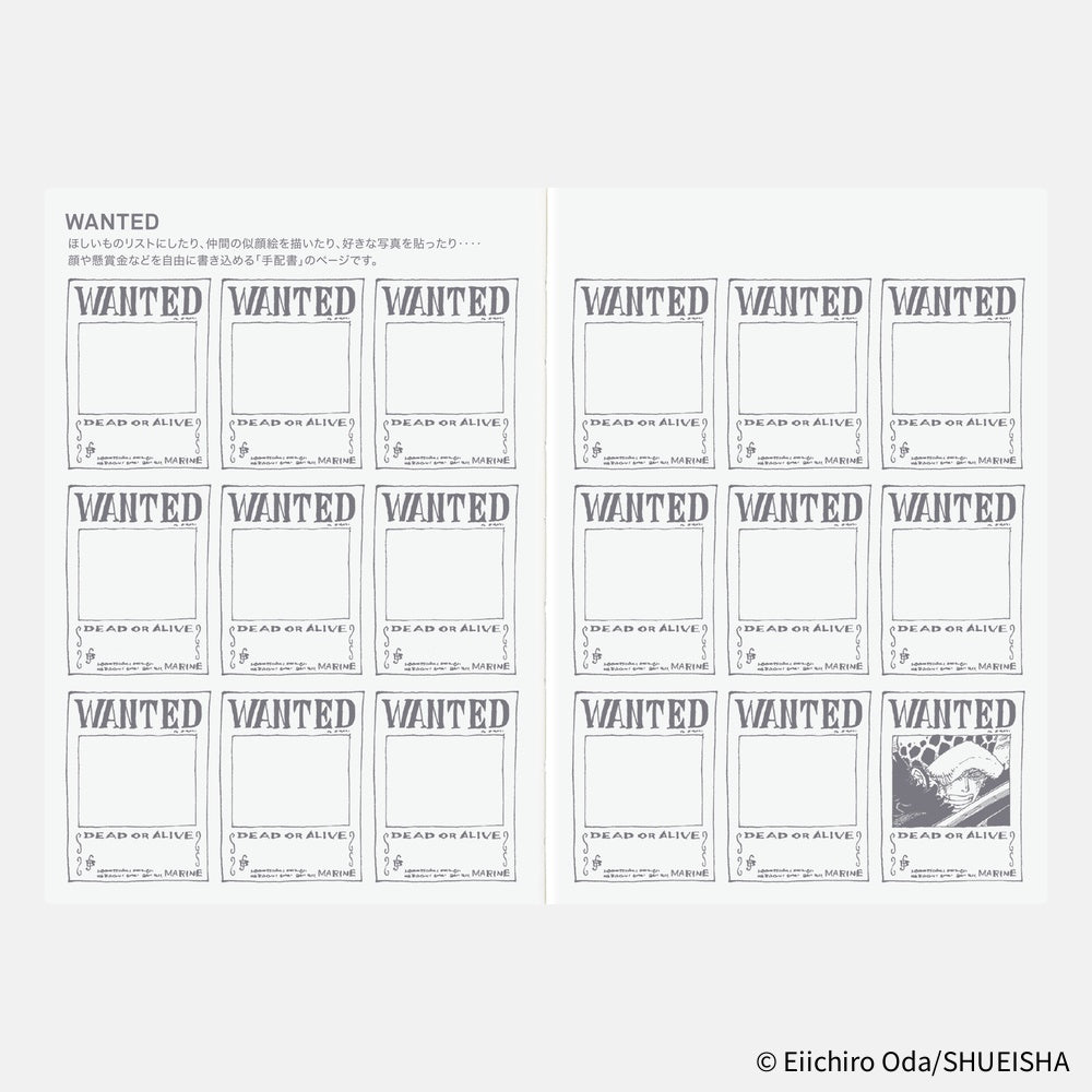 2026 Hobonichi Techo Original Book Japanese A6: One Piece Edition