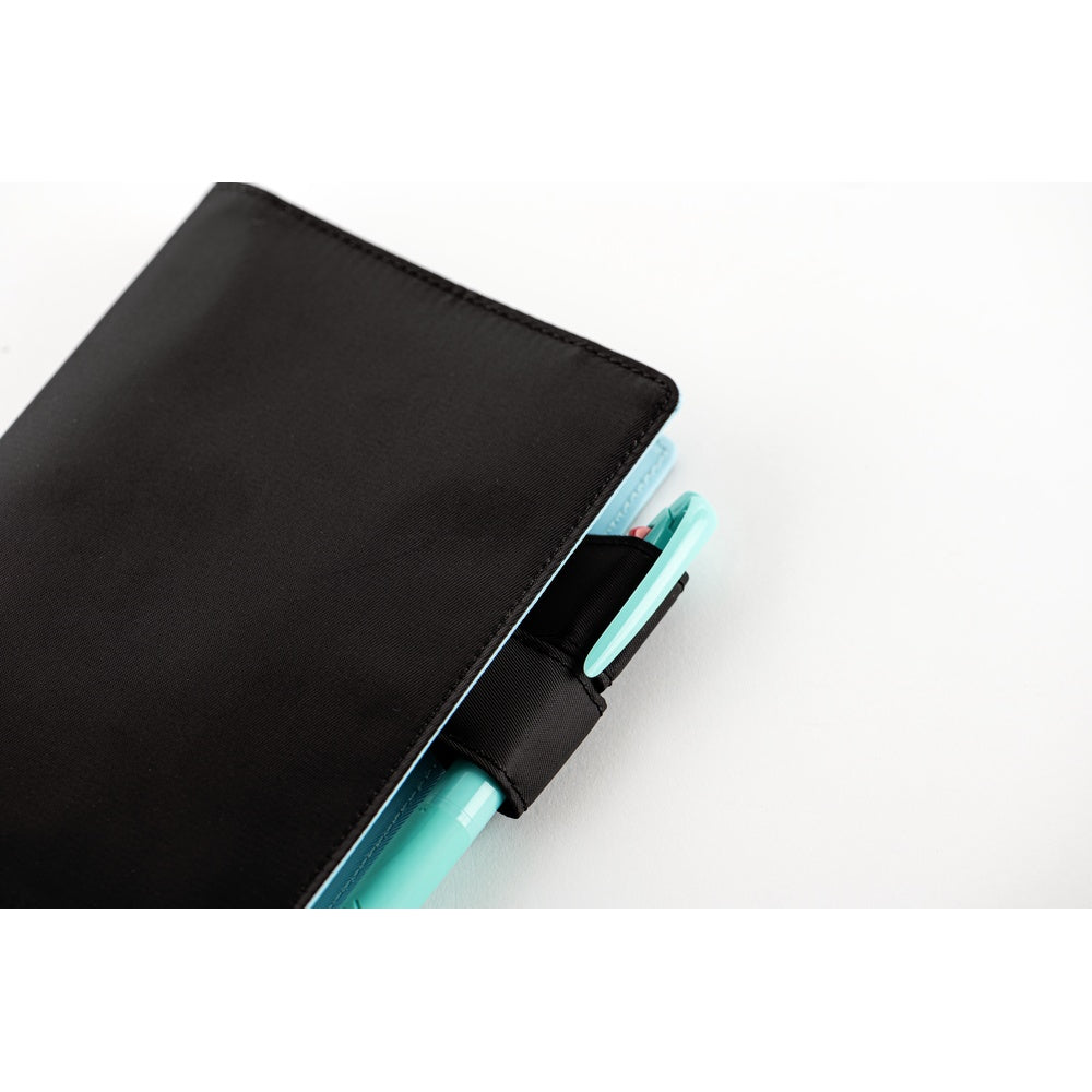 2026 Hobonichi Techo Planner & Cover English A6 - Colors: Black x Clear Blue
