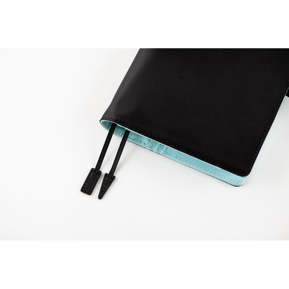 2026 Hobonichi Techo Planner & Cover English A6 - Colors: Black x Clear Blue