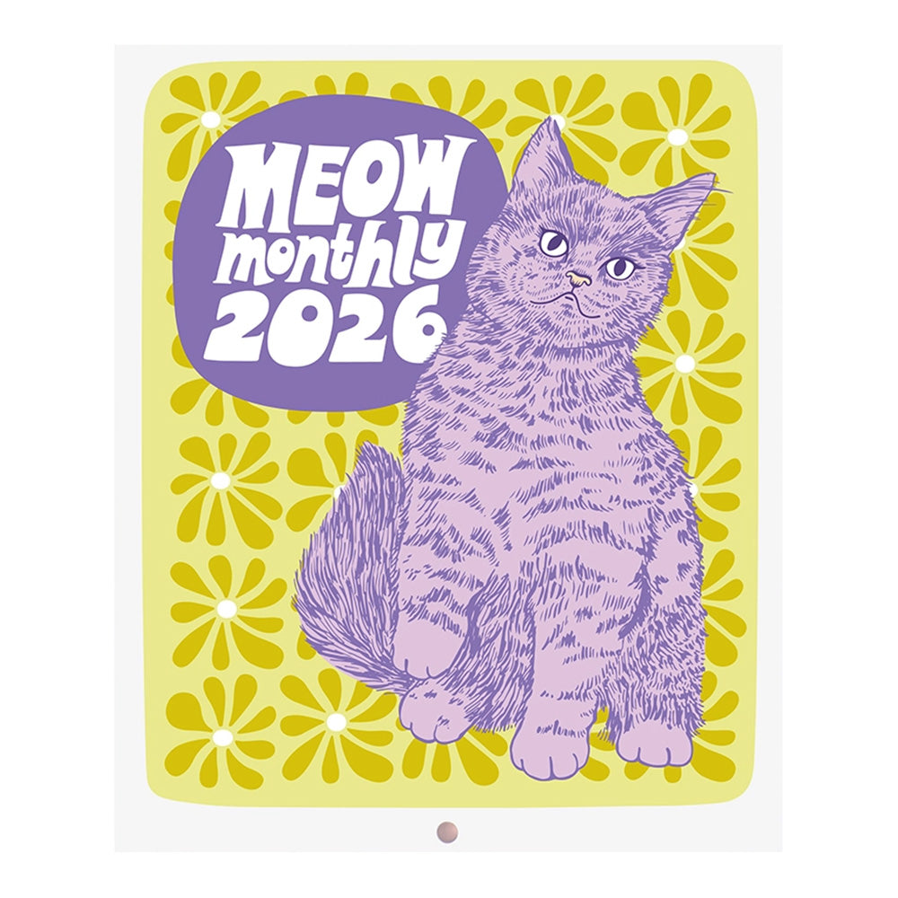 2026 Meow Monthly Calendar