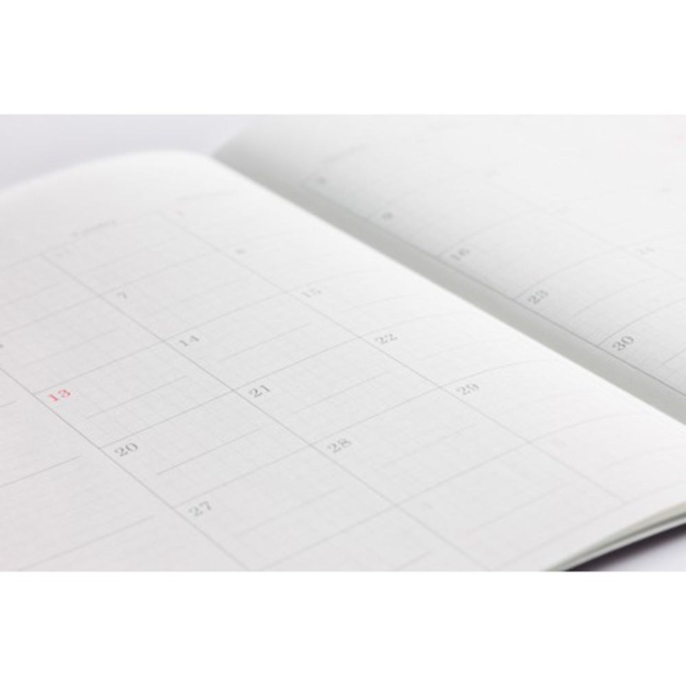 2026 Stalogy A5 Slim Diary - Monthly - Black