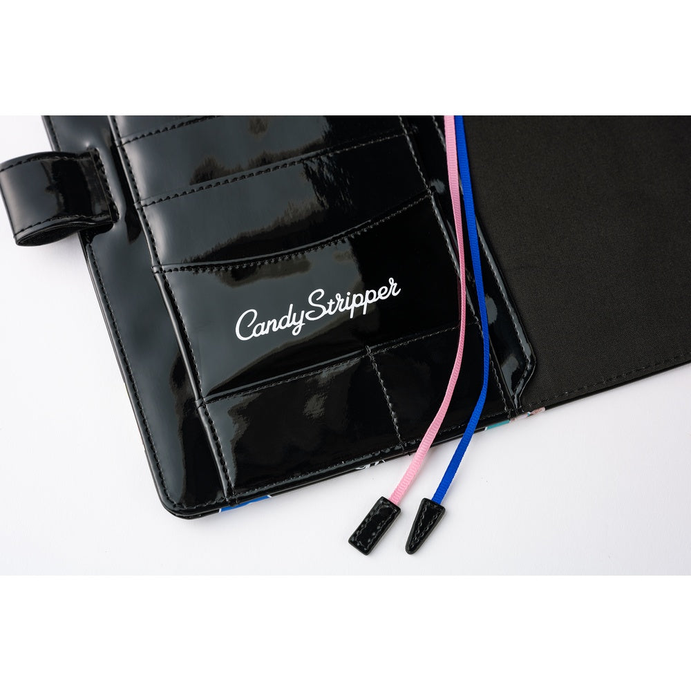 2026 Hobonichi Techo Cousin Planner Book & Cover English A5 - Candy Stripper: Random Dog & Cat (Black)