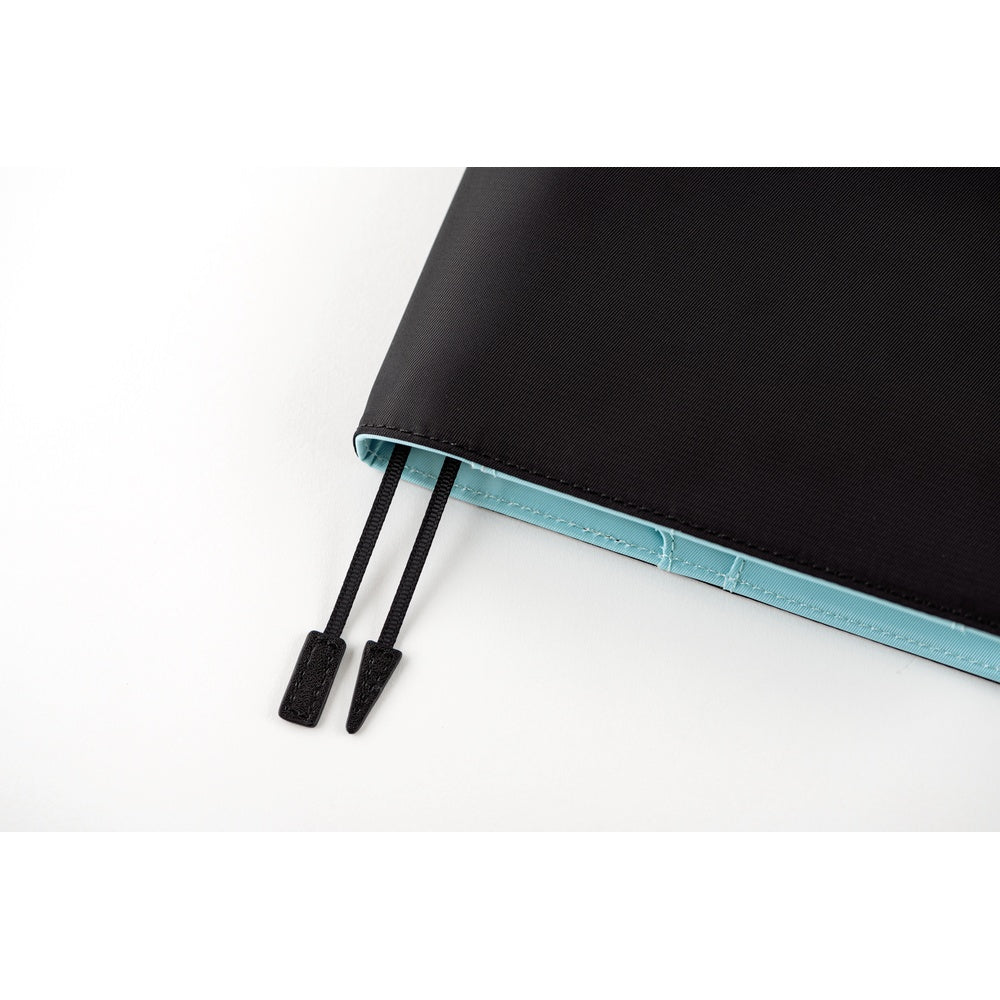 2026 Hobonichi Techo Cousin Planner Book & Cover English A5 - Colors: Black x Clear Blue