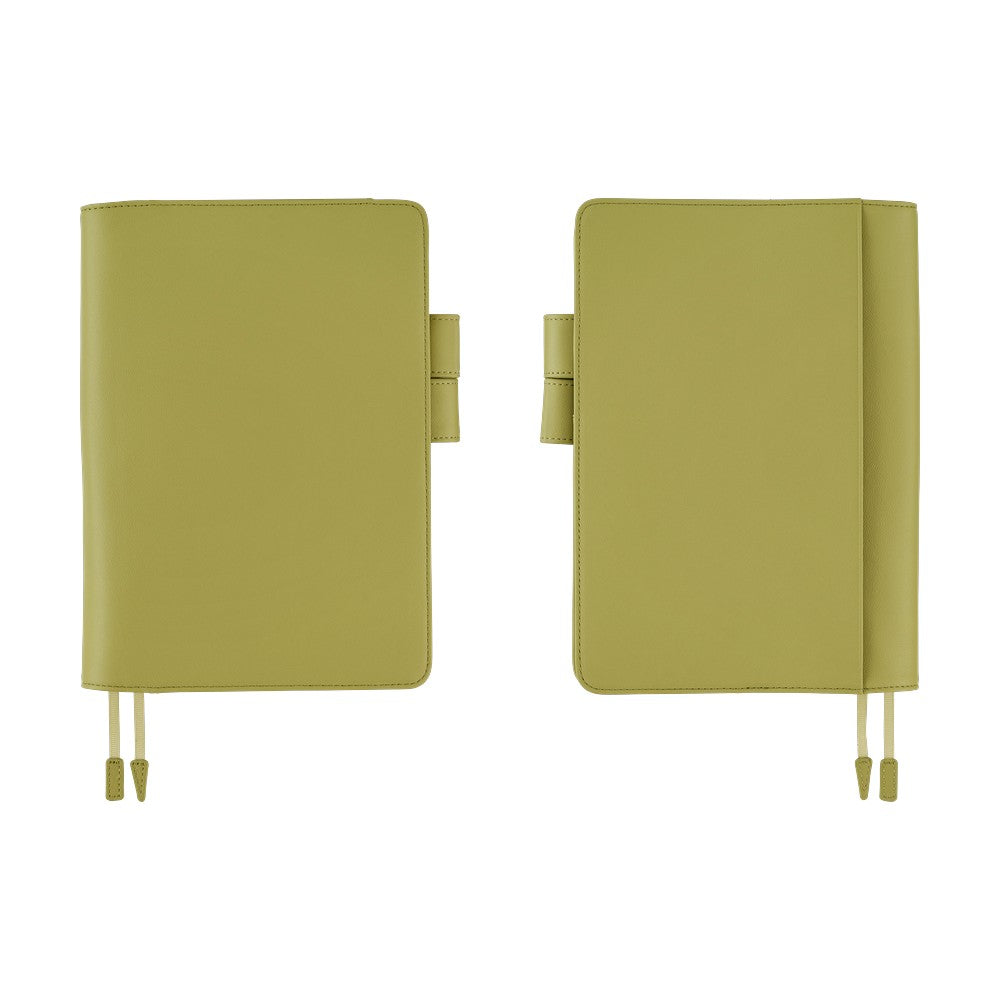 2026 Hobonichi Techo Cousin Planner Book & Cover English A5 - Leather: Sage Green