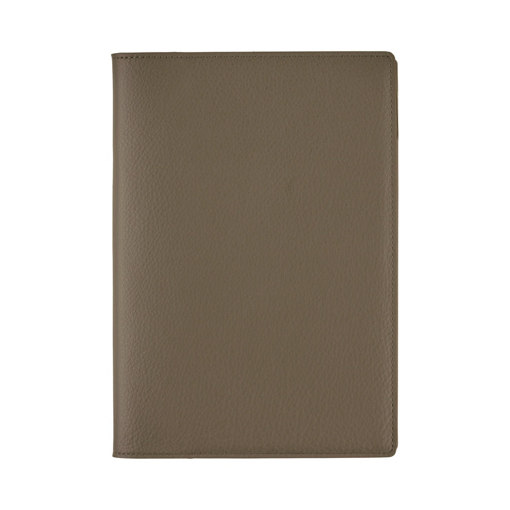 2026 Hobonichi Techo Cousin Planner Book & Cover English A5 - Leather: Taut (Gray & Light Blue)