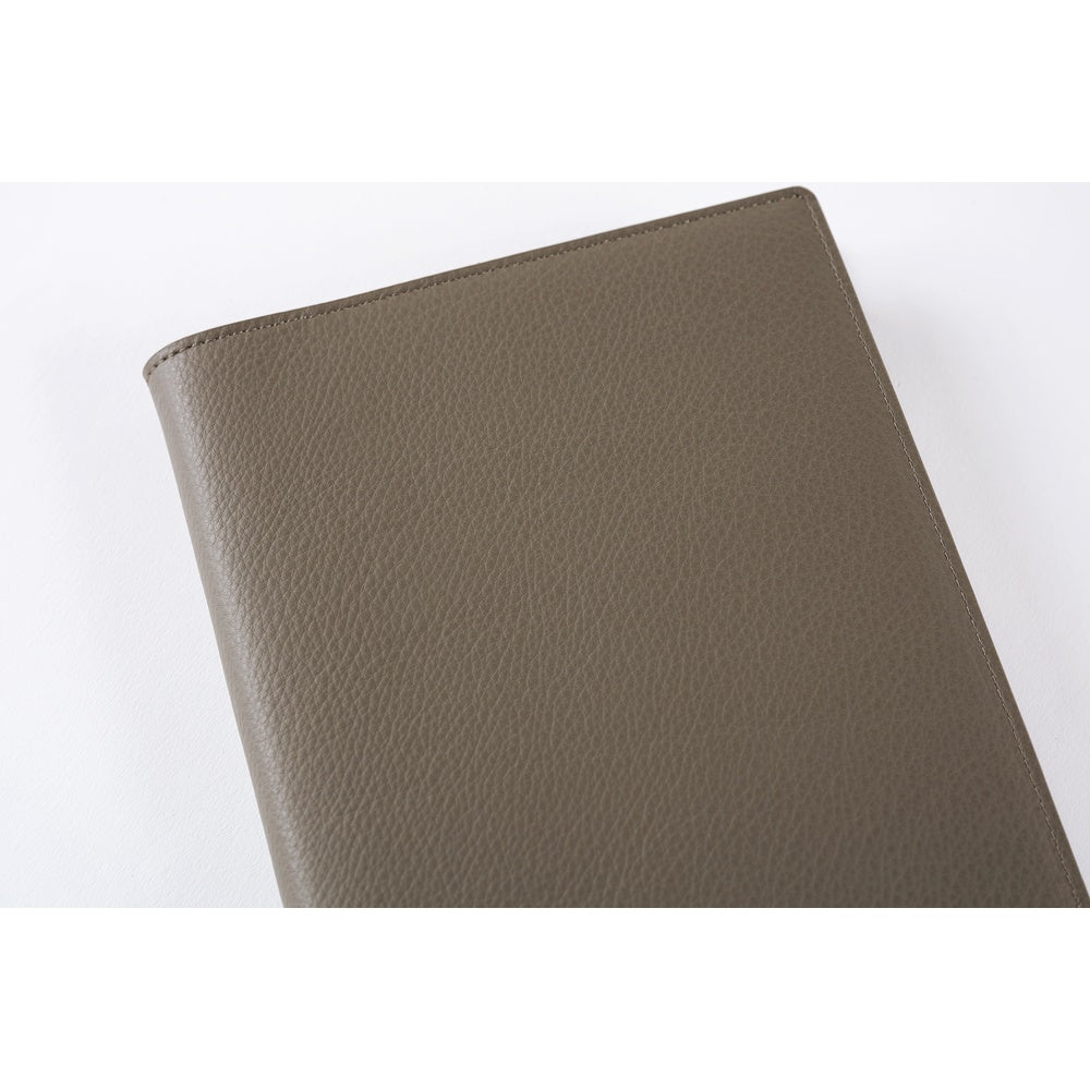 2026 Hobonichi Techo Cousin Planner Book & Cover English A5 - Leather: Taut (Gray & Light Blue)