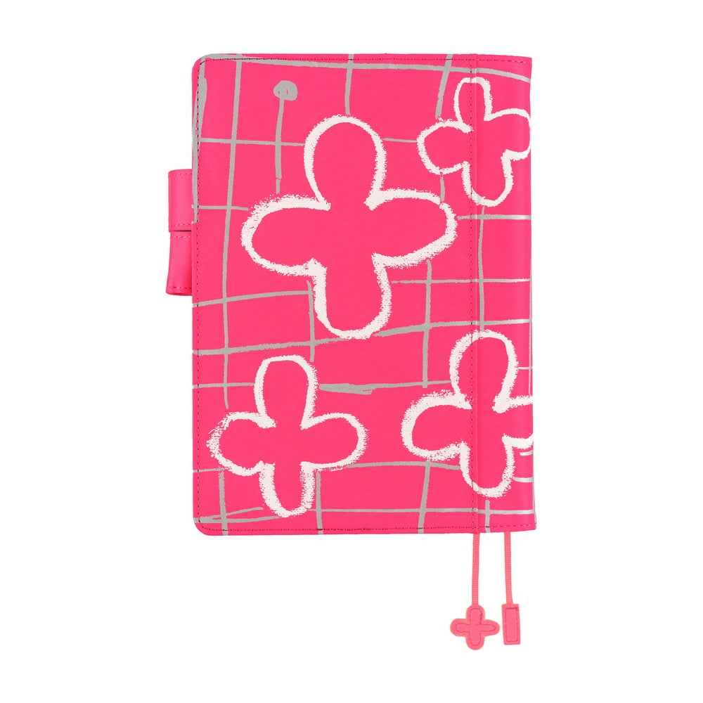 2026 Hobonichi Techo Cousin Planner Book & Cover English A5 - Makoto Matsubayashi: Pink Flowers