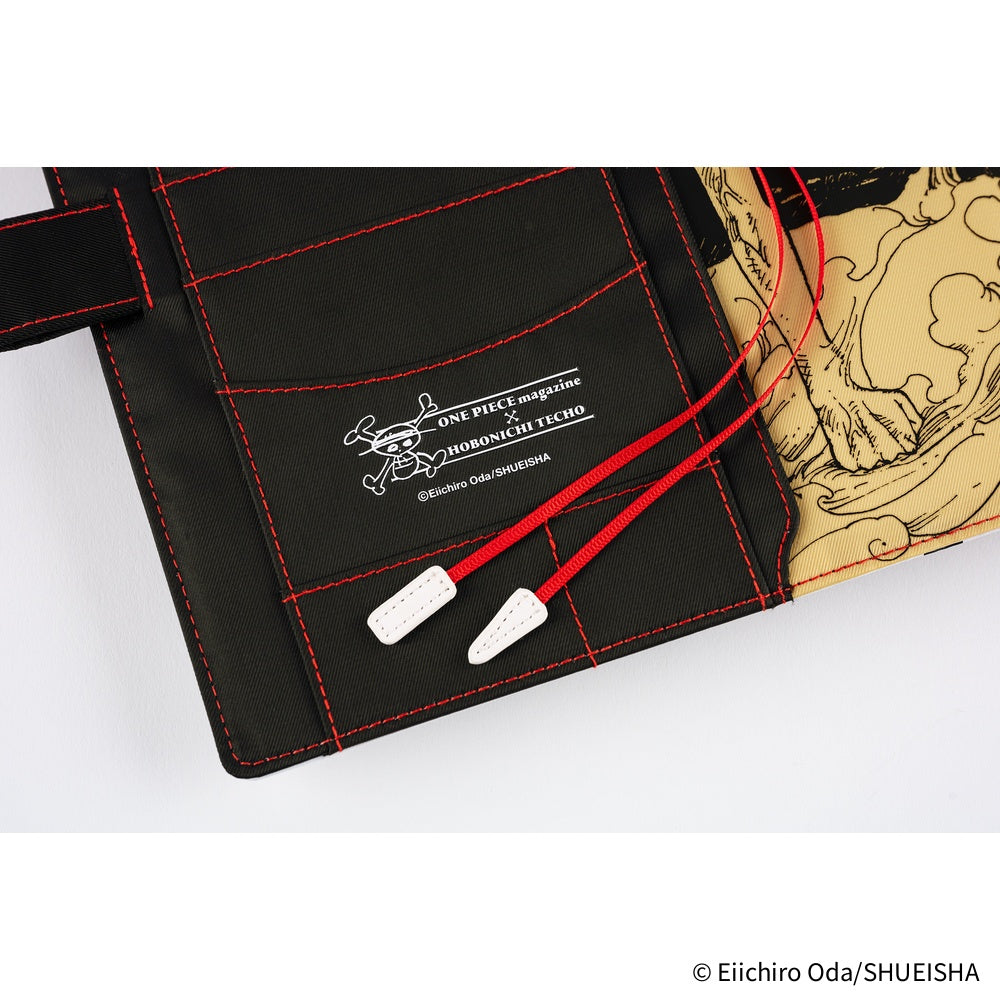 2026 Hobonichi Techo Cousin Planner Book & Cover English A5 - ONE PIECE magazine: Straw Hat Luffy (Black)