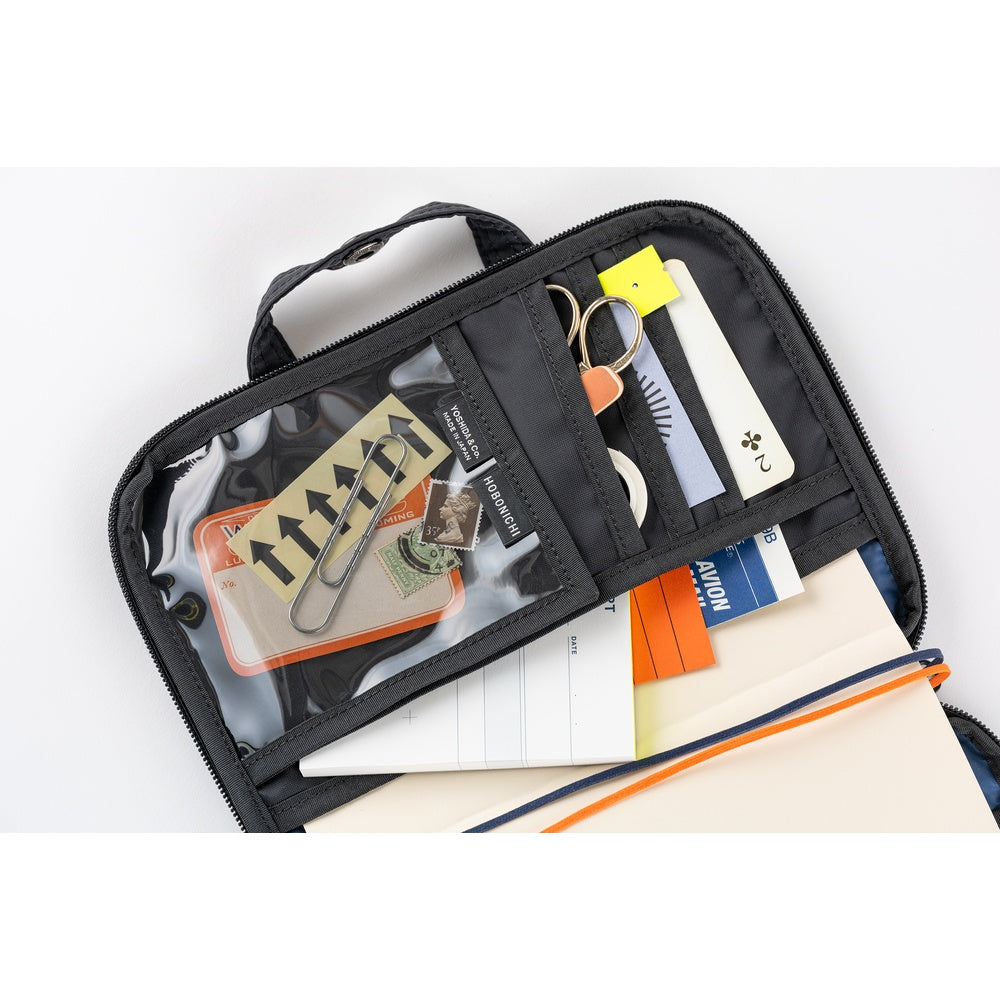 2026 Hobonichi Techo Cousin Planner Book & Cover English A5 - POTR: Stroll (Black)