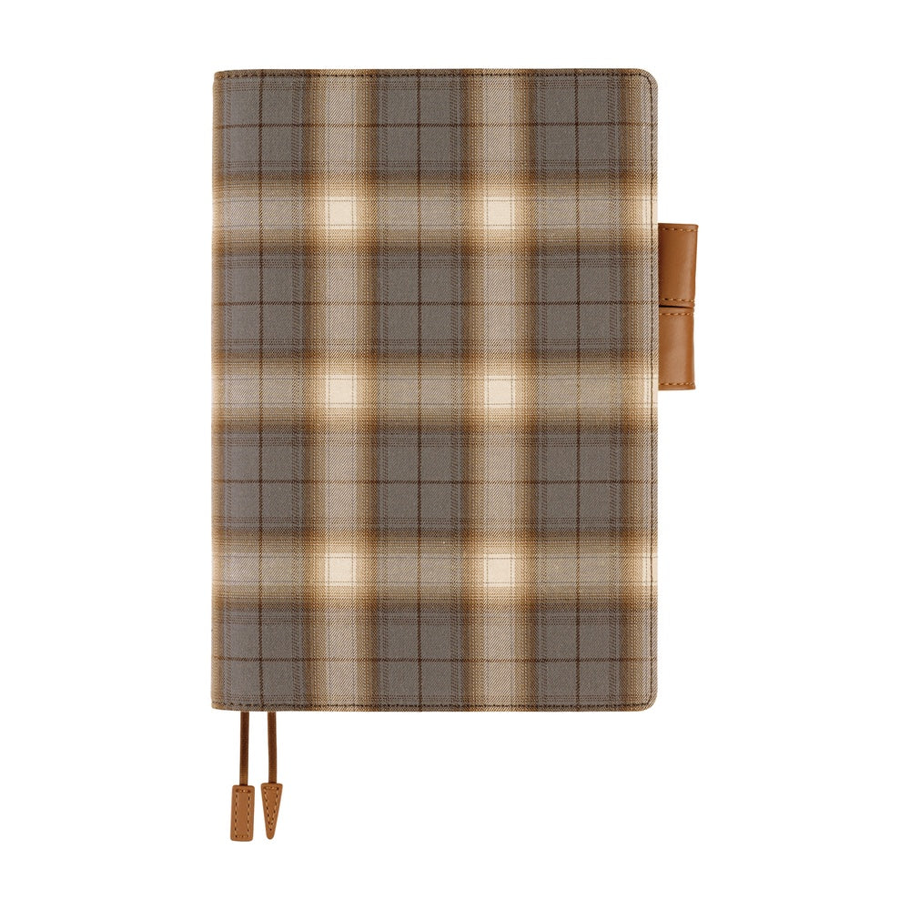2026 Hobonichi Techo Cousin Planner Book & Cover English A5 - Shirt Fabric: Foggy Plaid