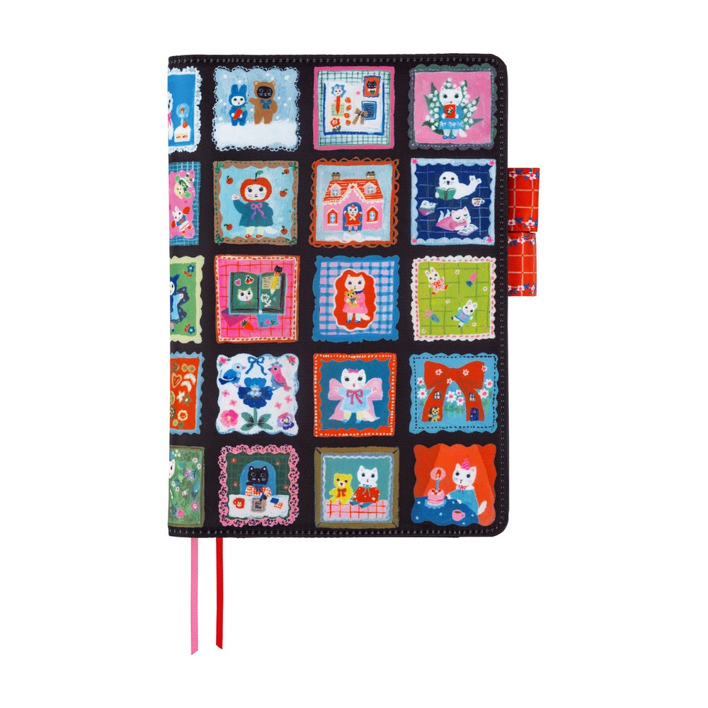 2026 Hobonichi Techo Cousin Planner Book & Cover English A5 - Yumi Kitagishi: White Cat's Daily Life