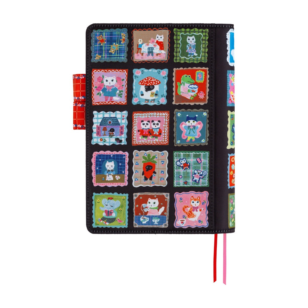 2026 Hobonichi Techo Cousin Planner Book & Cover English A5 - Yumi Kitagishi: White Cat's Daily Life