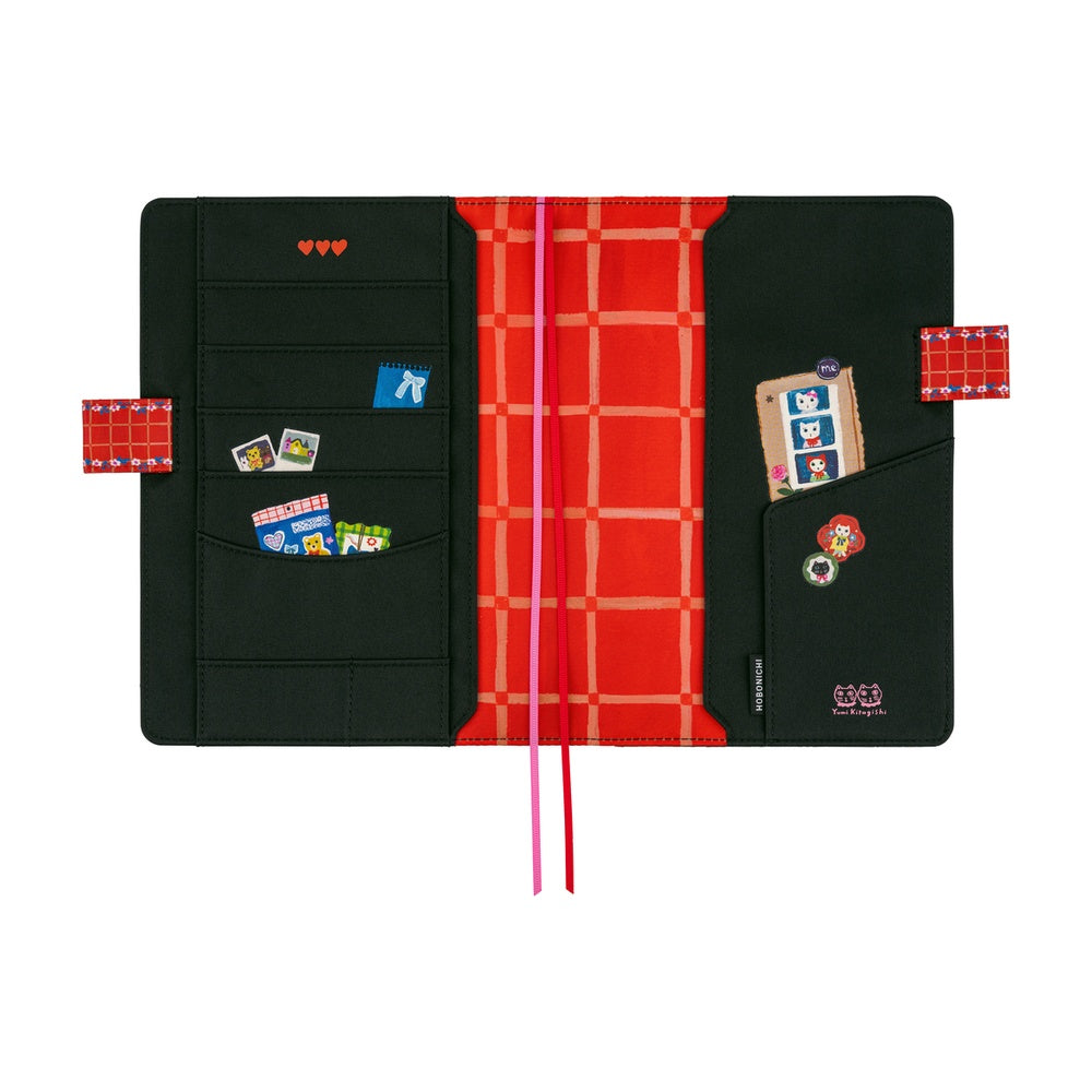 2026 Hobonichi Techo Cousin Planner Book & Cover English A5 - Yumi Kitagishi: White Cat's Daily Life