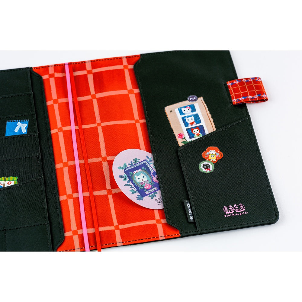 2026 Hobonichi Techo Cousin Planner Book & Cover English A5 - Yumi Kitagishi: White Cat's Daily Life