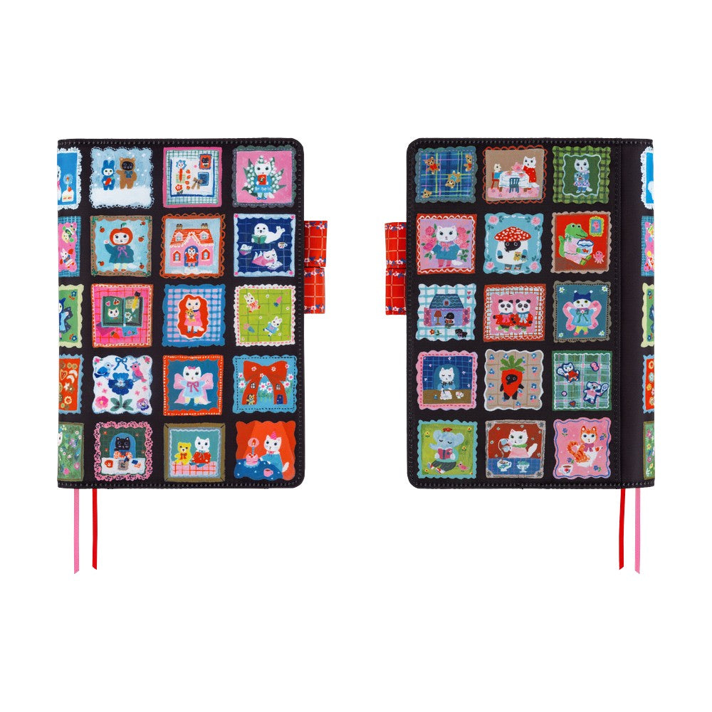 2026 Hobonichi Techo Cousin Planner Book & Cover English A5 - Yumi Kitagishi: White Cat's Daily Life