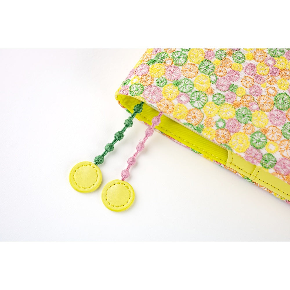 2026 Hobonichi Techo Cousin Planner Book & Cover English A5 - mina perhonen: skyful (Yellow)