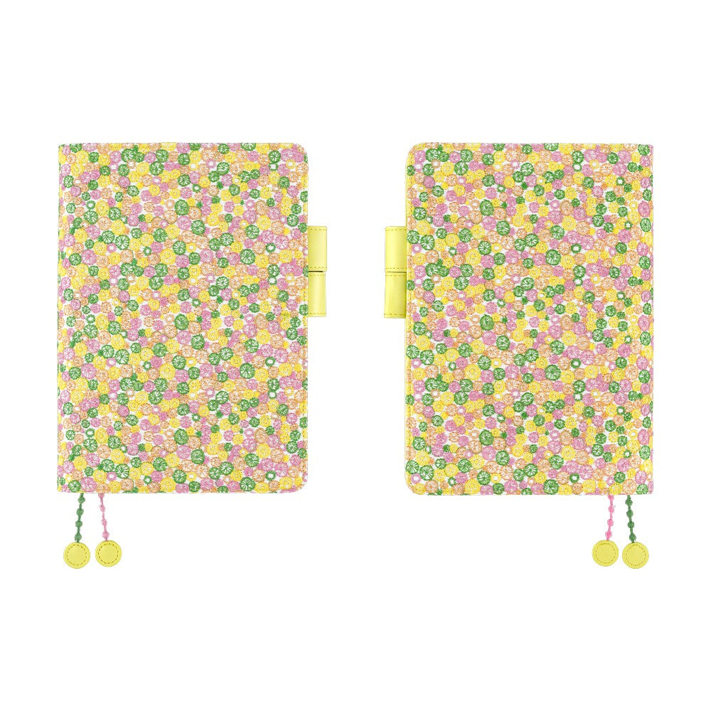 2026 Hobonichi Techo Cousin Planner Book & Cover English A5 - mina perhonen: skyful (Yellow)