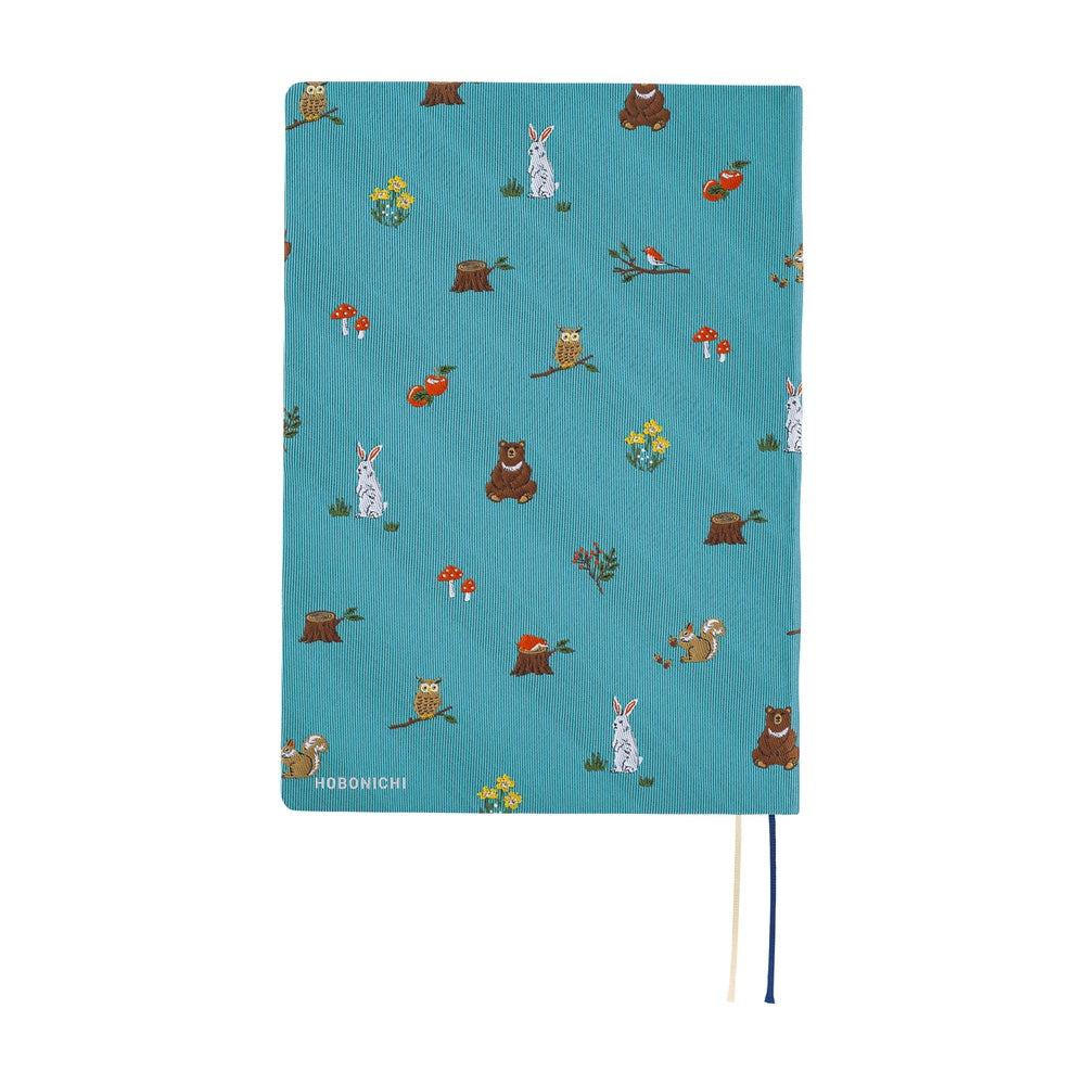 2026 Hobonichi Techo HON A5 English Hardcover Planner Book - Bow & Tie: In the Forest
