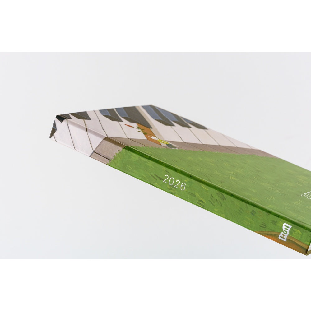 2026 Hobonichi Techo HON A5 English Hardcover Planner Book - Hiroko Kubota: Waiting on the Chords