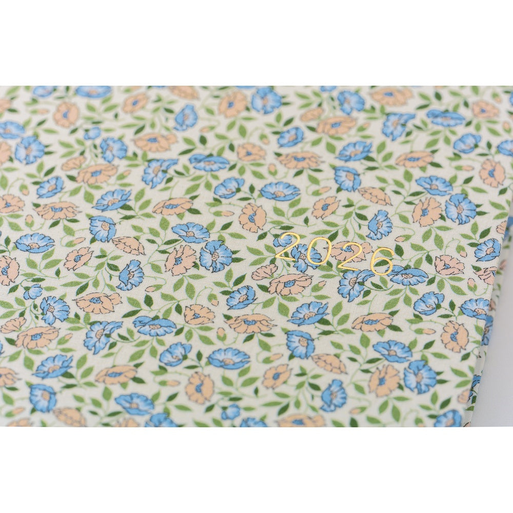 2026 Hobonichi Techo HON A5 English Hardcover Planner Book - Liberty Fabrics: Sasha Kiora