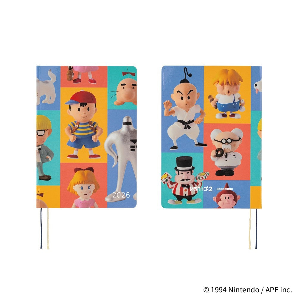 2026 Hobonichi Techo HON A5 English Hardcover Planner Book - MOTHER: Clay Figurines