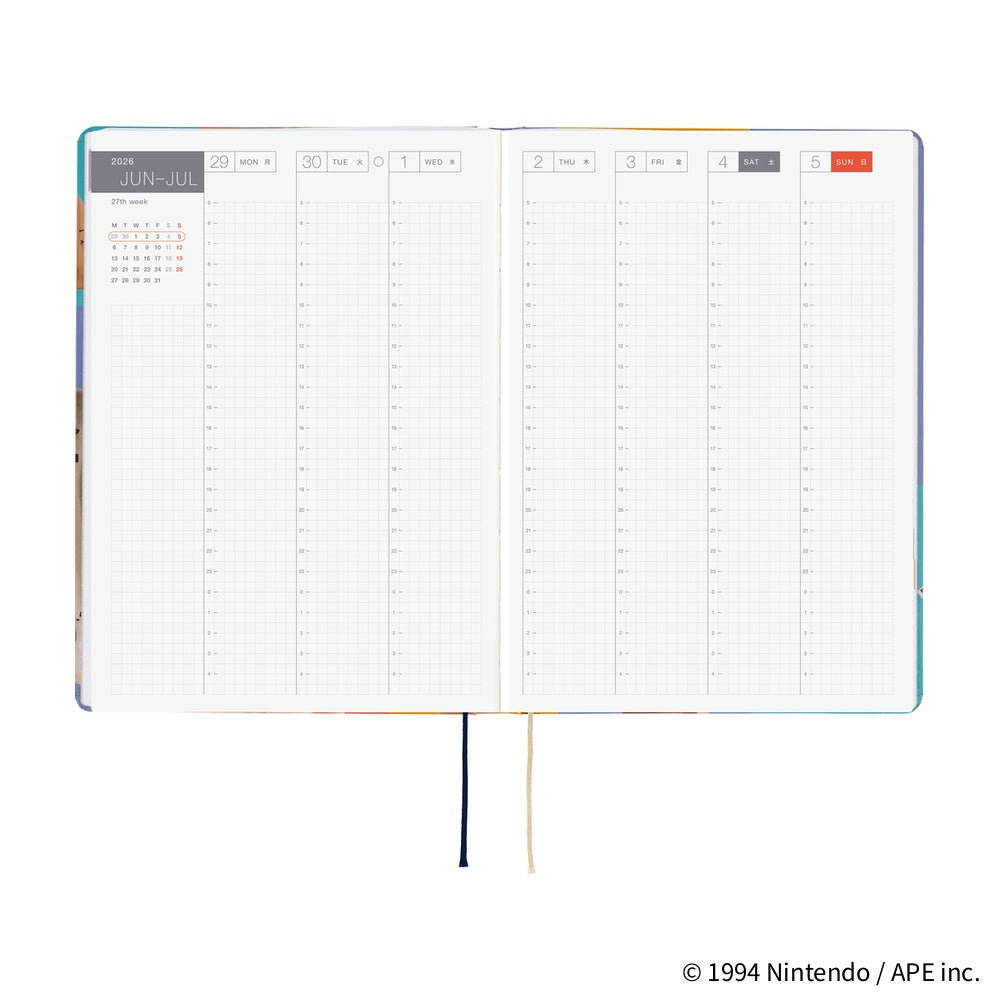 2026 Hobonichi Techo HON A5 English Hardcover Planner Book - MOTHER: Clay Figurines