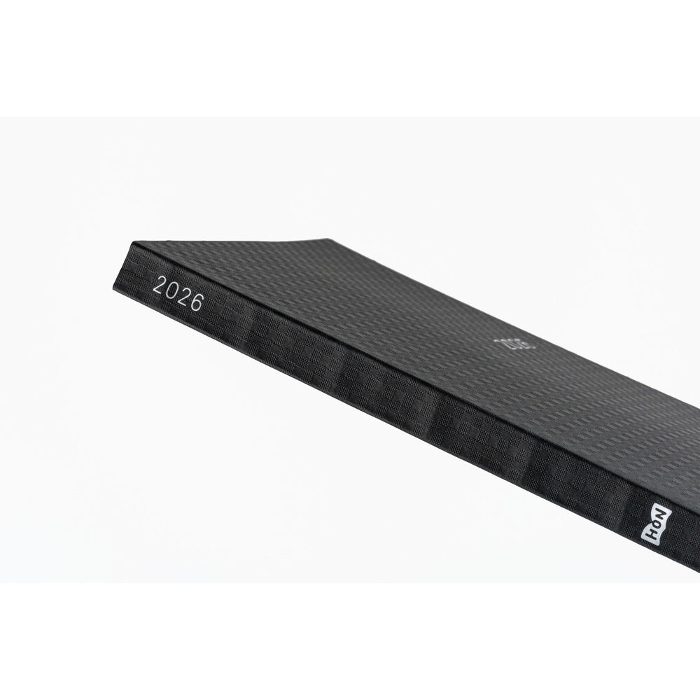 2026 Hobonichi Techo HON A5 English Hardcover Planner Book - Paper Series: Black Gingham