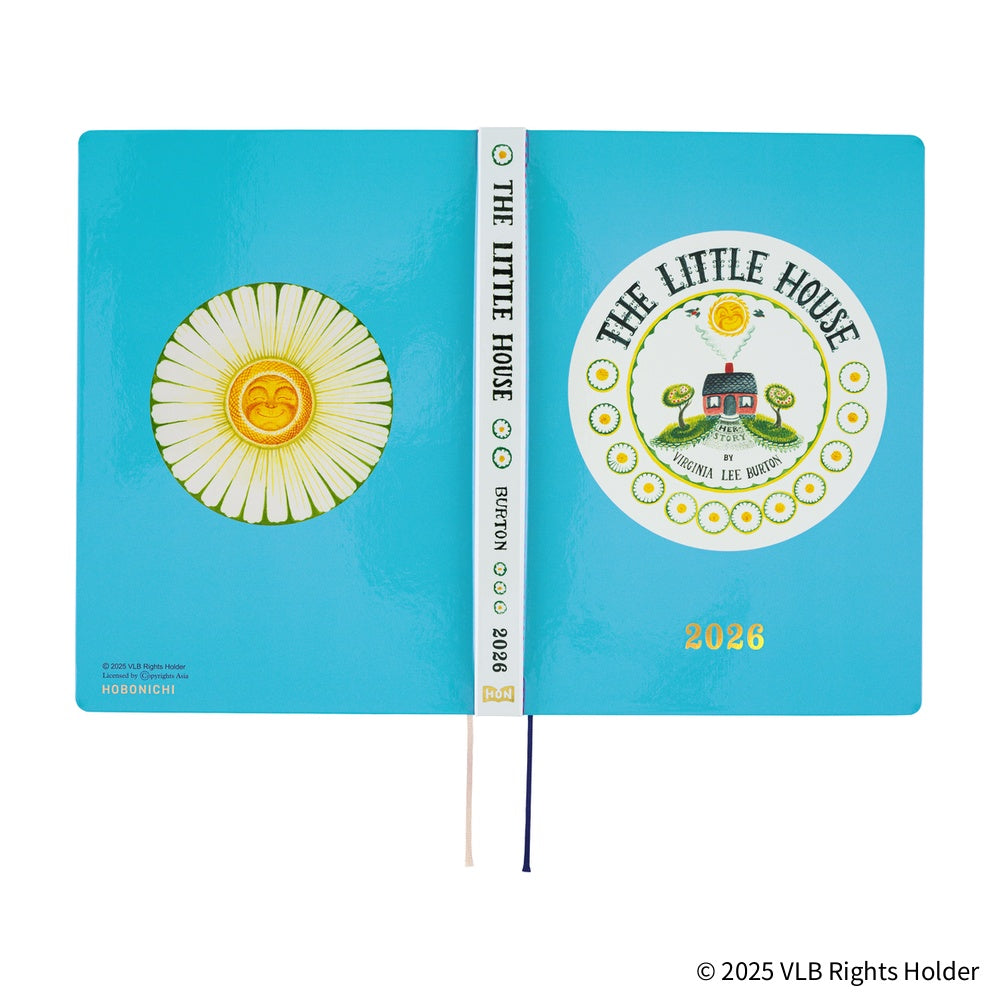 2026 Hobonichi Techo HON A5 English Hardcover Planner Book - Virginia Lee Burton: The Little House
