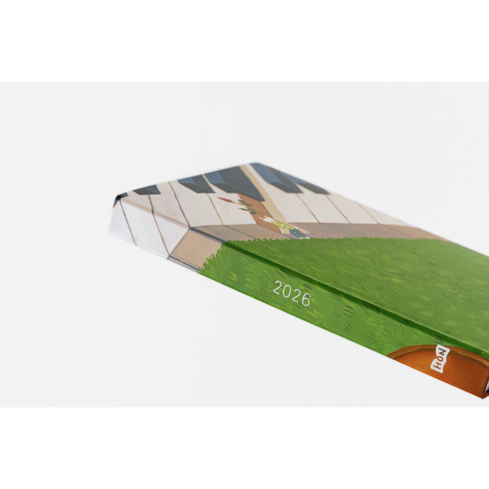 2026 Hobonichi Techo HON A6 English Hardcover Planner Book - Hiroko Kubota: Waiting on the Chord