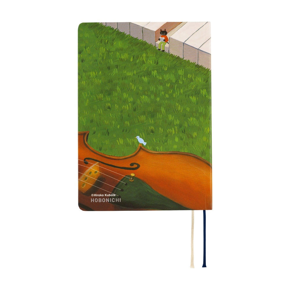 2026 Hobonichi Techo HON A6 English Hardcover Planner Book - Hiroko Kubota: Waiting on the Chord