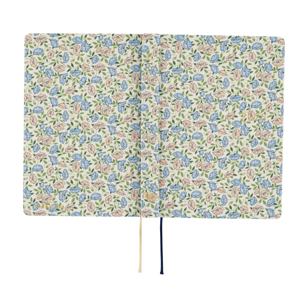 2026 Hobonichi Techo HON A6 English Hardcover Planner Book - Liberty Fabrics: Sasha Kiora