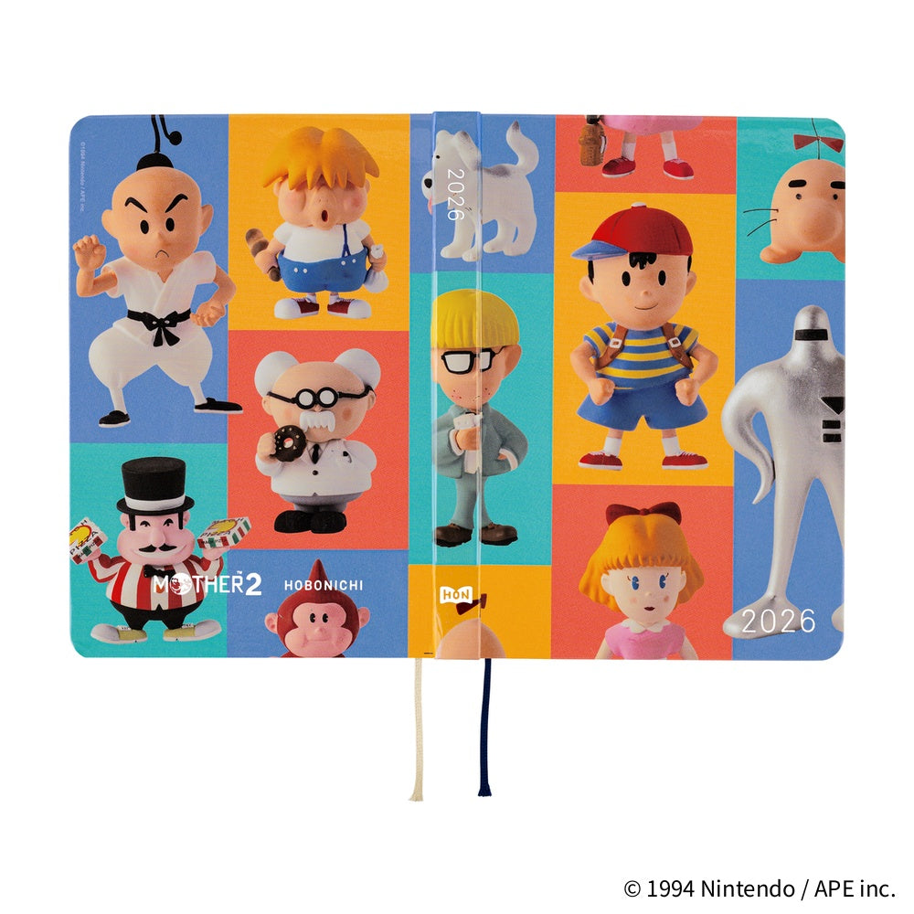 2026 Hobonichi Techo HON A6 English Hardcover Planner Book - MOTHER: Clay Figurines