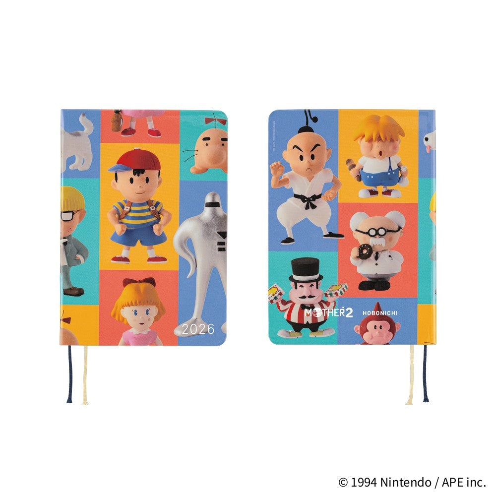 2026 Hobonichi Techo HON A6 English Hardcover Planner Book - MOTHER: Clay Figurines