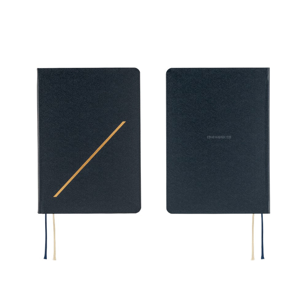 2026 Hobonichi Techo HON A6 English Hardcover Planner Book - Slash (Navy)