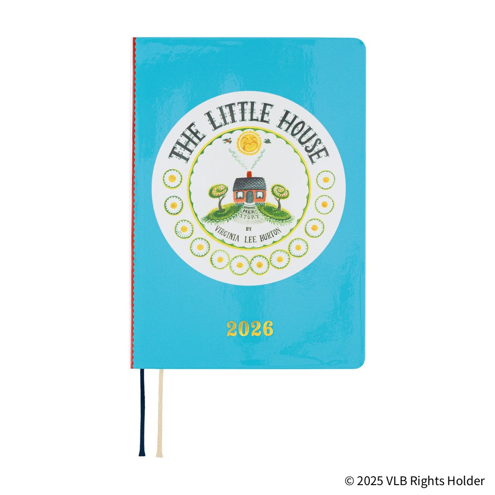 2026 Hobonichi Techo HON A6 English Hardcover Planner Book - Virginia Lee Burton: The Little House