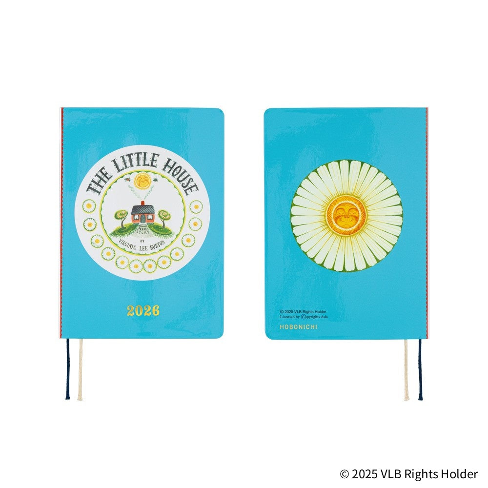 2026 Hobonichi Techo HON A6 English Hardcover Planner Book - Virginia Lee Burton: The Little House