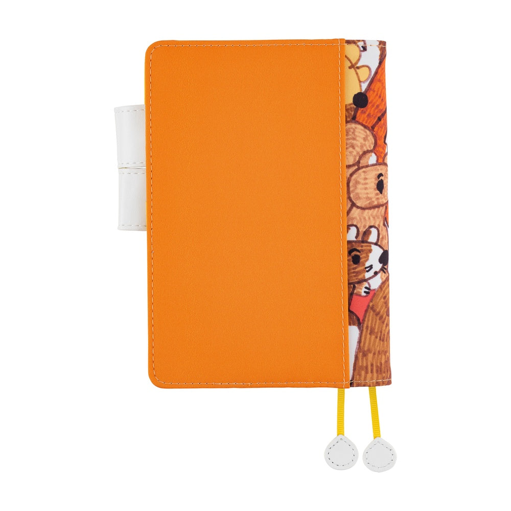 2026 Hobonichi Techo Planner & Cover English A6 - 100%ORANGE: Squirrel Squadron