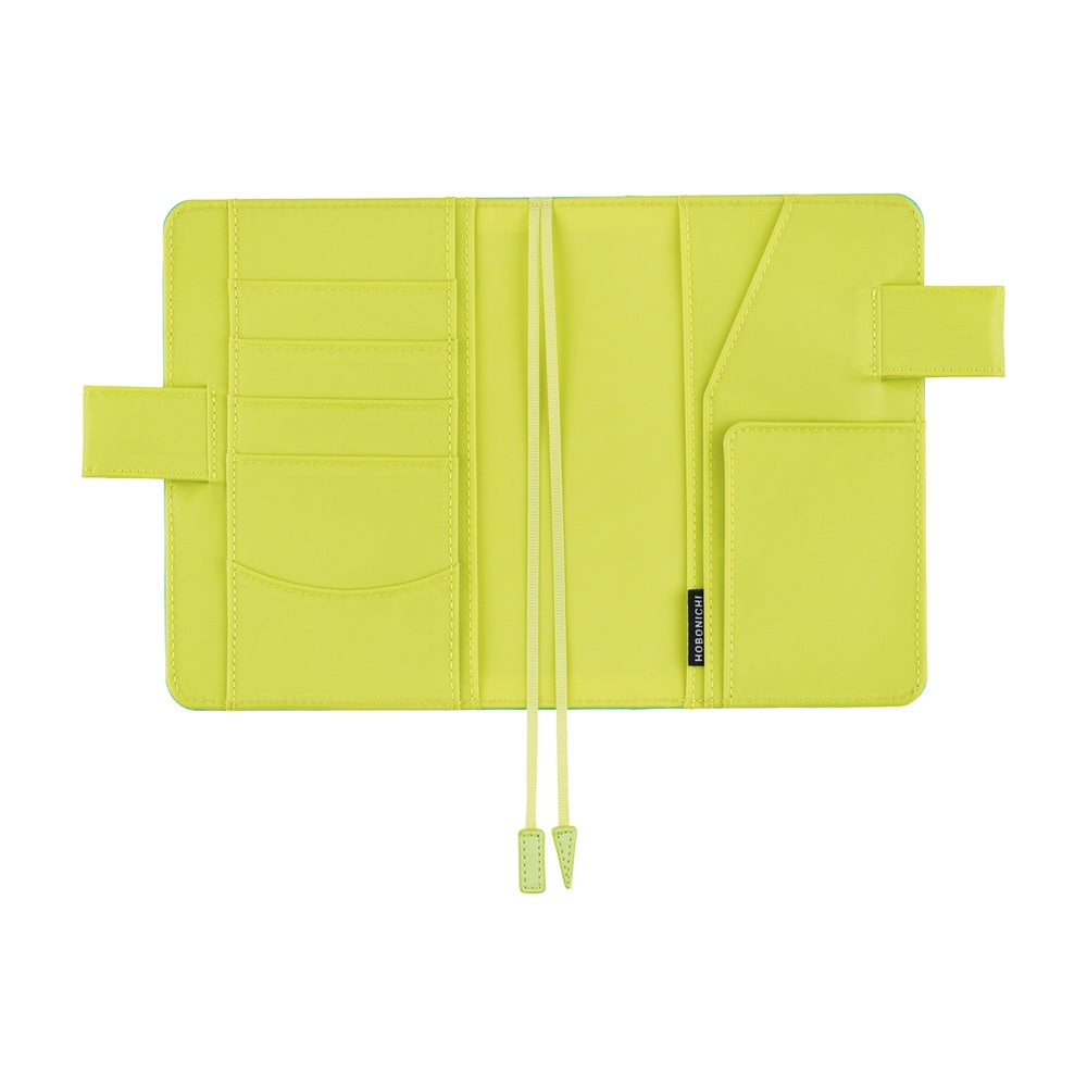 2026 Hobonichi Techo Planner & Cover English A6 - Colors: Aqua Lime