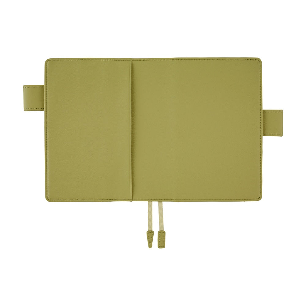2026 Hobonichi Techo Planner & Cover English A6 - Leather: Sage Green