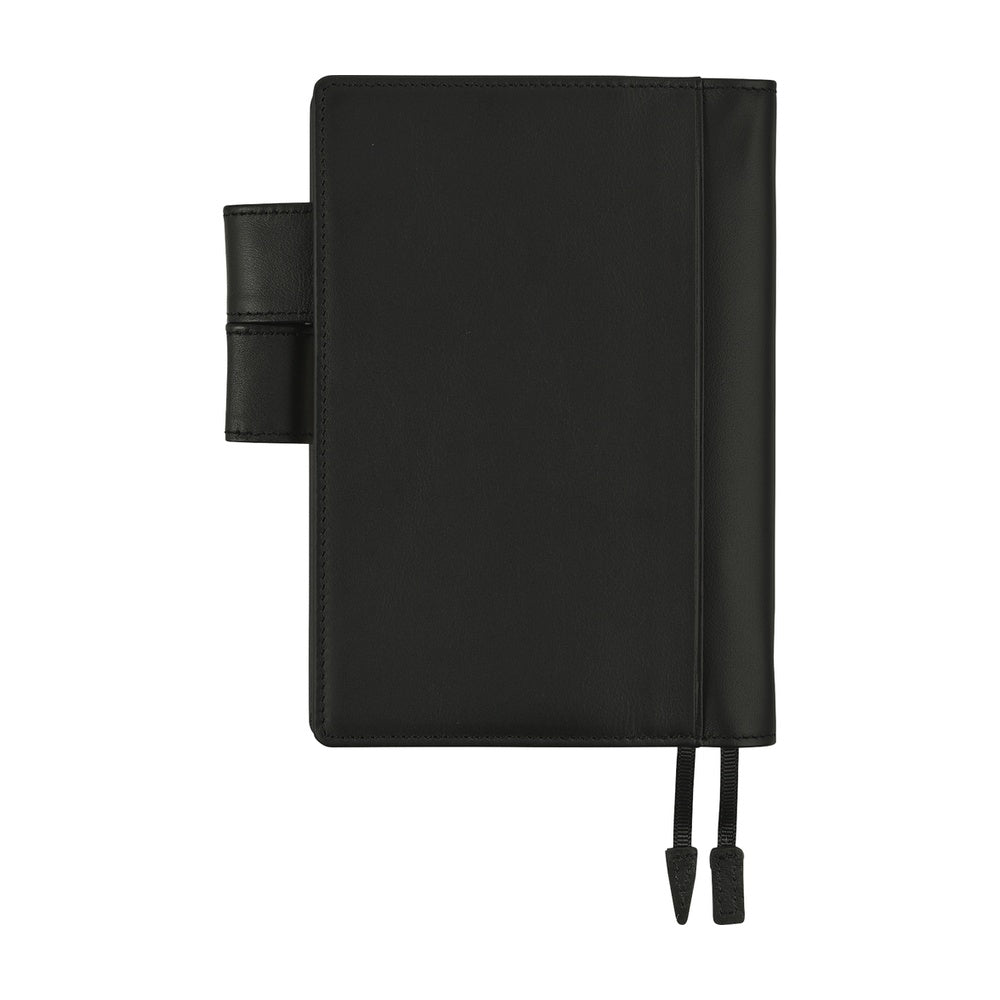 2026 Hobonichi Techo Planner & Cover English A6 - Leather: TS Basic - Black