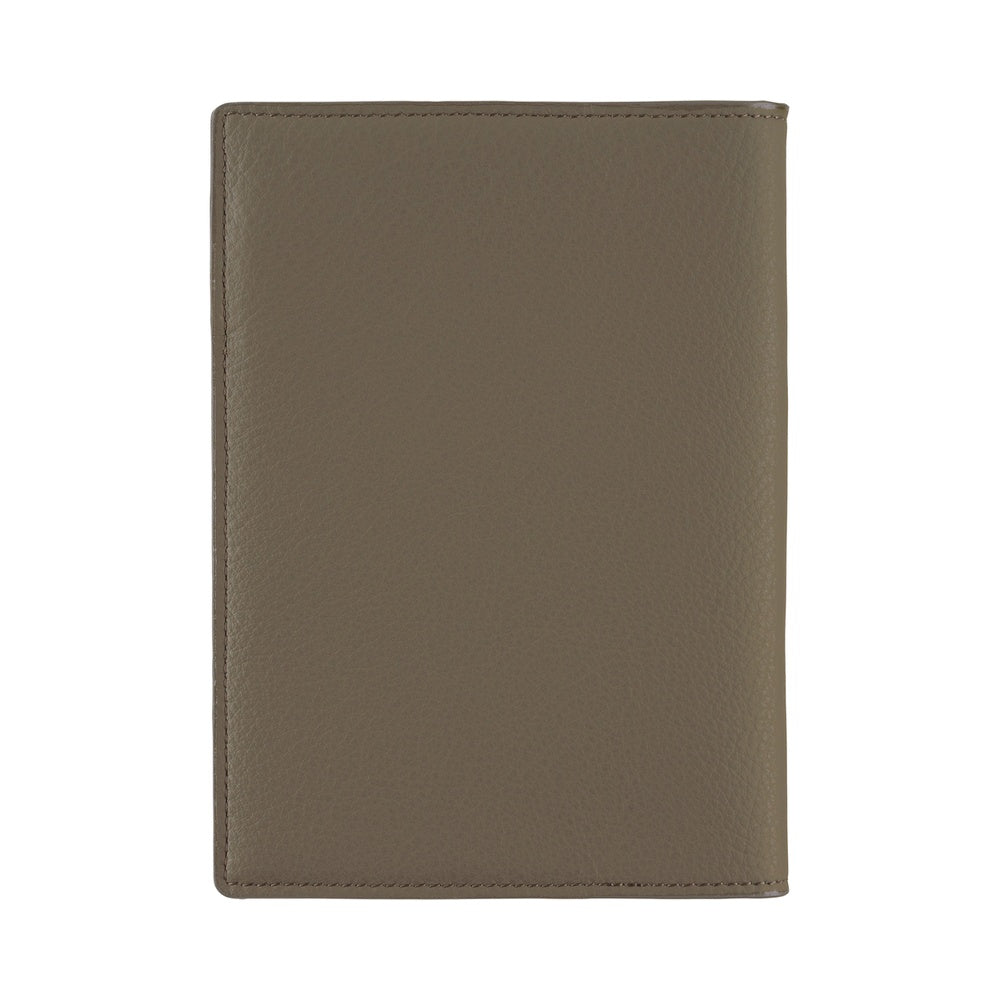 2026 Hobonichi Techo Planner & Cover English A6 - Leather: Taut (Gray & Light Blue)