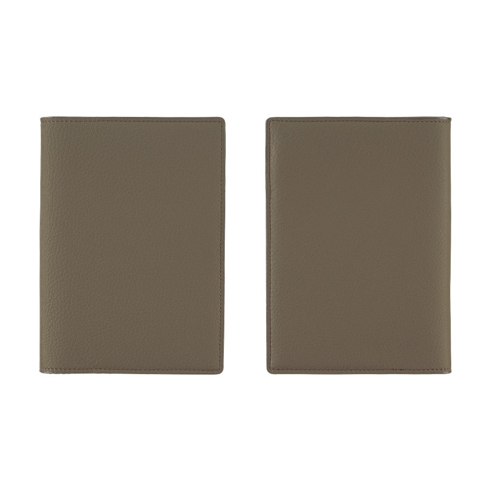 2026 Hobonichi Techo Planner & Cover English A6 - Leather: Taut (Gray & Light Blue)