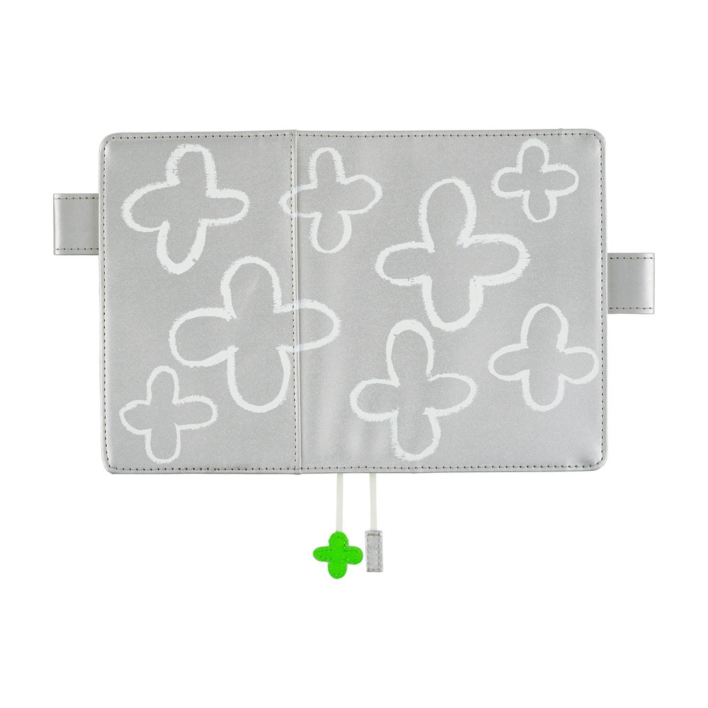 2026 Hobonichi Techo Planner & Cover English A6 - Makoto Matsubayashi: Silver Flowers