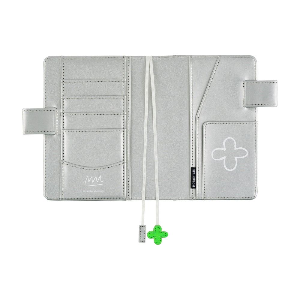 2026 Hobonichi Techo Planner & Cover English A6 - Makoto Matsubayashi: Silver Flowers