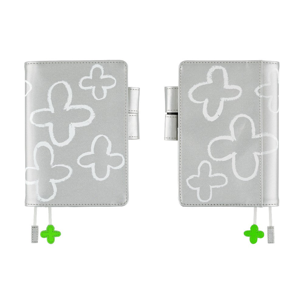 2026 Hobonichi Techo Planner & Cover English A6 - Makoto Matsubayashi: Silver Flowers