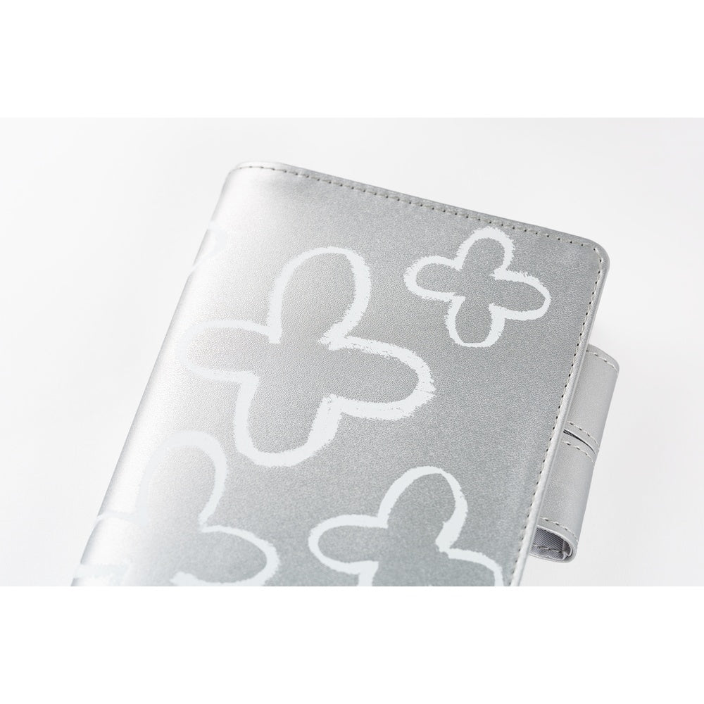 2026 Hobonichi Techo Planner & Cover English A6 - Makoto Matsubayashi: Silver Flowers